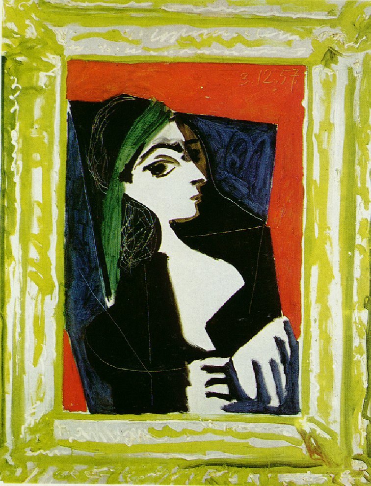 Pablo Picasso's "Portrait De Jacqueline" Art (LITHO)