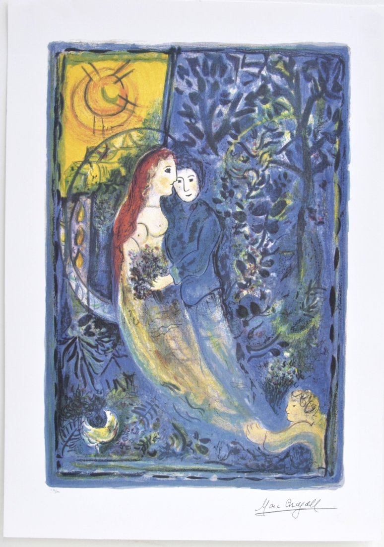 Marc Chagall's "The Wedding" Art (LITHO)