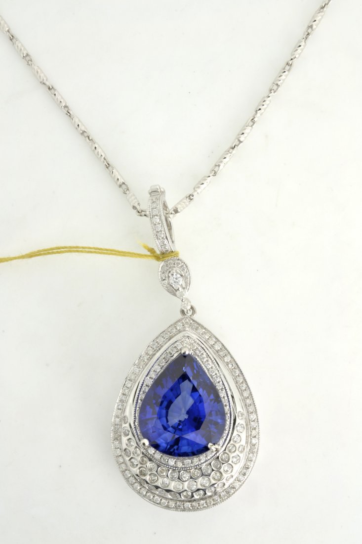Sapphire & Diamond Necklace (EGL CERTIFIED)
