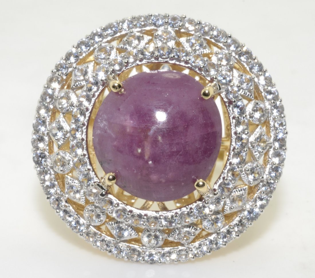 Ruby & Sapphire Ring Appraised Value: $2,280 - 3