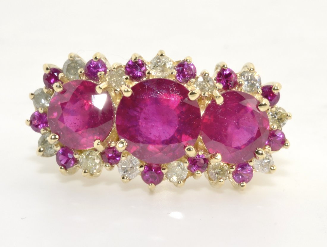 Ruby & Diamond Ring Appraised Value: $3,580