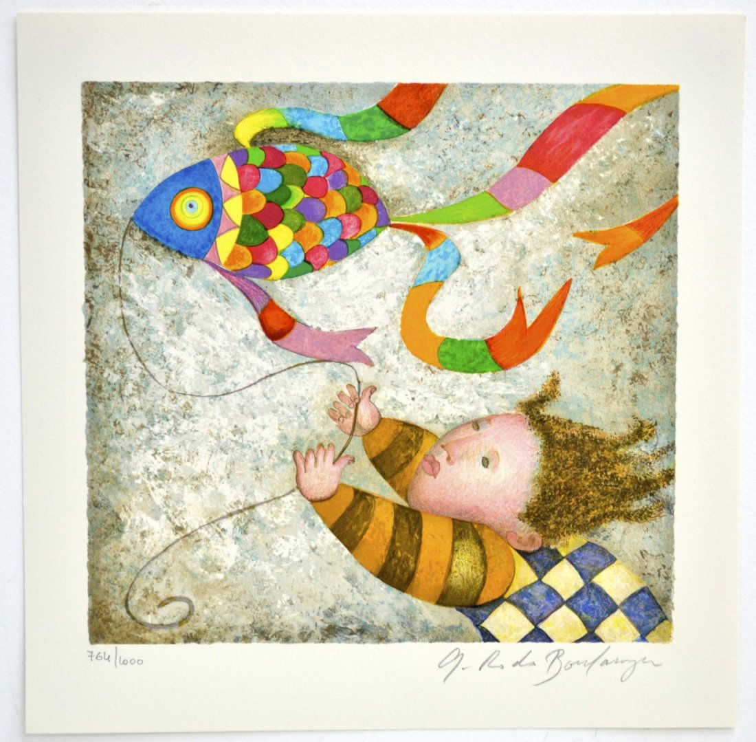 Graciela Rodo Boulanger's "Les Belles Annees" Art: Graciela Rodo Boulanger's "Les Belles Annees" Art (LITHO) K18J1