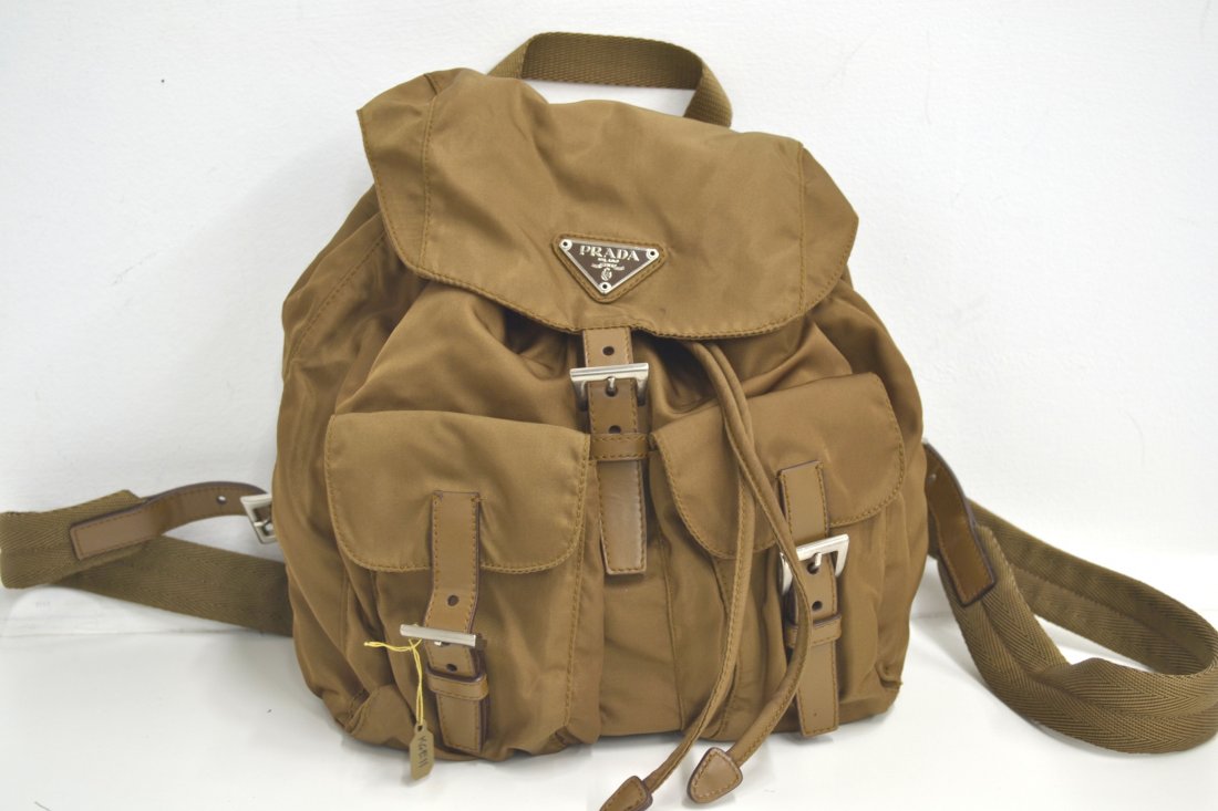 Prada Tan Backpack (EXCELLENT/MINT CONDITION): Prada Tan Backpack EXCELLENT/MINT CONDITION LIKE NEW! K6E11
