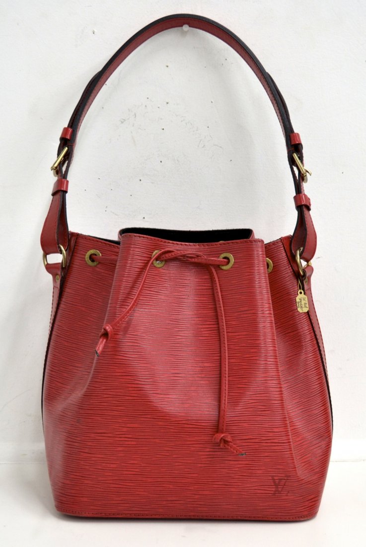 Louis Vuitton Shoulder Bag (EXCELLENT CONDITION): Louis Vuitton Red Epi Leather Noe Bag (EXCELLENT CONDITION) K10D80