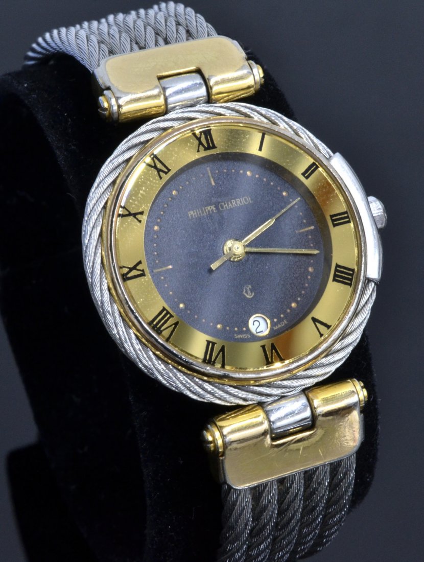 Philippe Charriol Wristwatch: Philippe Charriol ladies stainless steel wristwatch K61J3