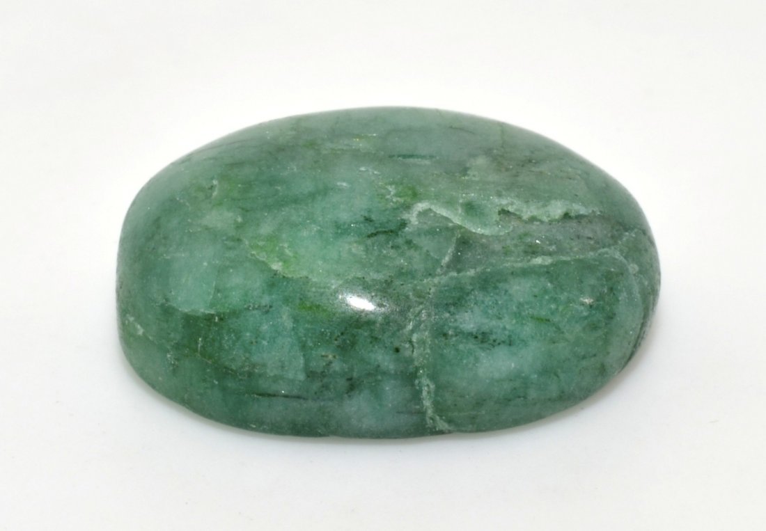 14.00 ct Dyed Green Beryl/Emerald AV: $750: 14.00 ct Dyed Green Beryl/Emerald K4J8
