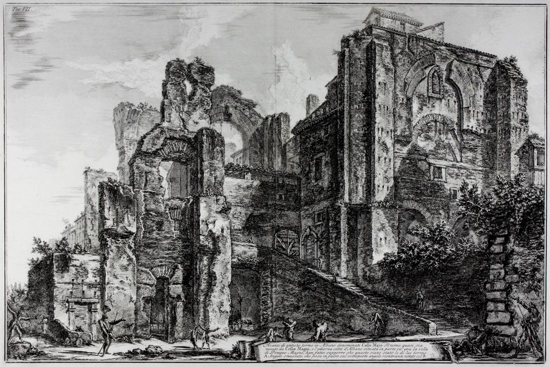 Piranesi, Avanzi di antiche terme in Albano (1 of 1)