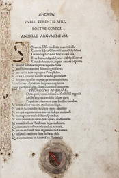 Terentius, Comoediae. 1474