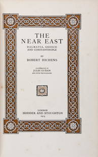 [Travels] Hichens, The near East. Dalmatia…: Hichens Robert S., The near East. Dalmatia, Greece and Constantinople. Illustrated by Jules Guérin and with photographs. London: Hodder and Stoughton, 1913. In-8° (mm 265x170). Pagine X, 268