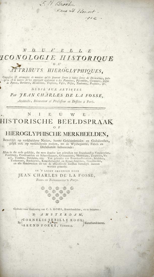 La Fosse, Nouvelle Iconologie historique … (1 of 2)