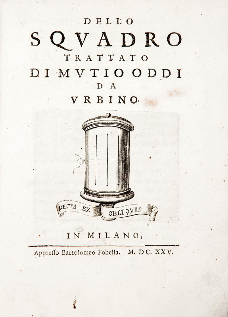 Oddi, Dello squadro. (1 of 2)