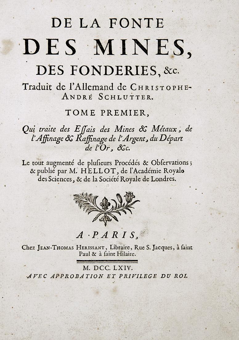 Schlutter, De la fonte des Mines … (1 of 1)