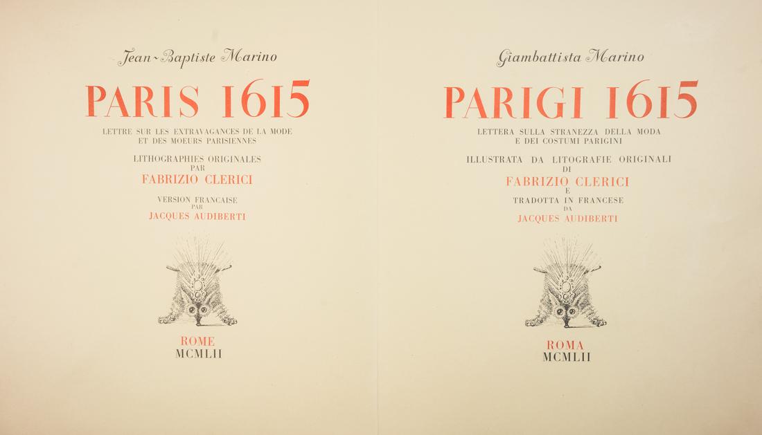 Marino, Parigi 1615. Lettera sulla stranezza… (1 of 3)