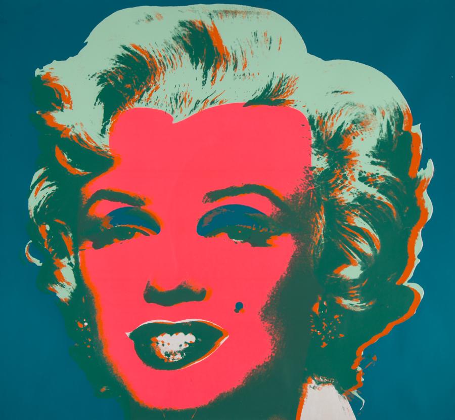 Warhol, Marilyn Monroe (Marilyn), 1967: Andy Warhol, Marilyn Monroe (Marilyn). 1967. Serigrafia a colori su carta. mm 914x914. Feldman & Schellmann (2003) II 30; Oliva pp. 58-59. Firmata al verso in basso a sinistra, a matita: &quo
