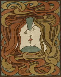 Behrens Peter, Der Kuss (Il bacio). 1898