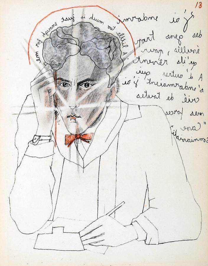 Cocteau, Le mystere de Jean l'Oiseleur.: Cocteau Jean, Le mystere de Jean l'Oiseleur. Monologues. 1924. [Paris]: Ã‰douard Champion, [1925]. In-4° (mm 280x220). Carte 33, [2]. Bell'esemplare a fogli sciolti, numerati a mano in ros