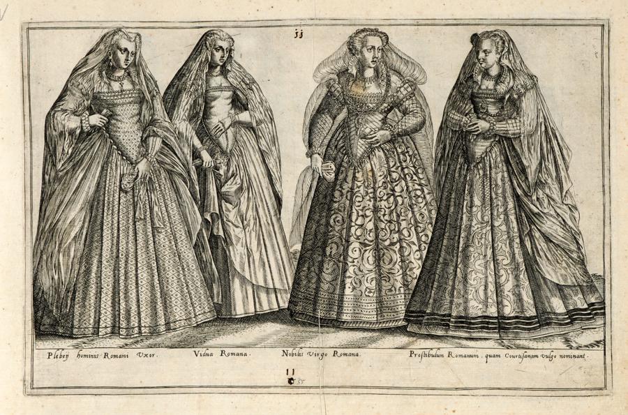 De Bruyn, Album tavole da Imperii ac Sacerdotii. 1578.: Abraham De Bruyn , Album composito con tavole da Imperii ac Sacerdotii Ornatus, Diversarum item Gentium Vestitus e da Omnium Pene Europae, Asiae, Aphricae atque Americae Gentium Habitus. 1578. In-fol