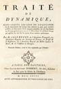 [SCIENZE]Alembert, TraitÃ© de dynamique. 1758