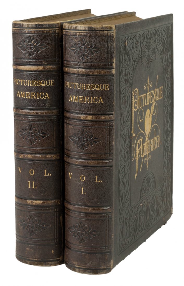 Cullen Bryant William: Cullen Bryant William. Picturesque America; on the land we live in. A delineation by pen and pencil […]. Vol. I (-II). New York: D. Appleton and company, [1872-1874]. 2 volumi in-4° (mm 320x238)