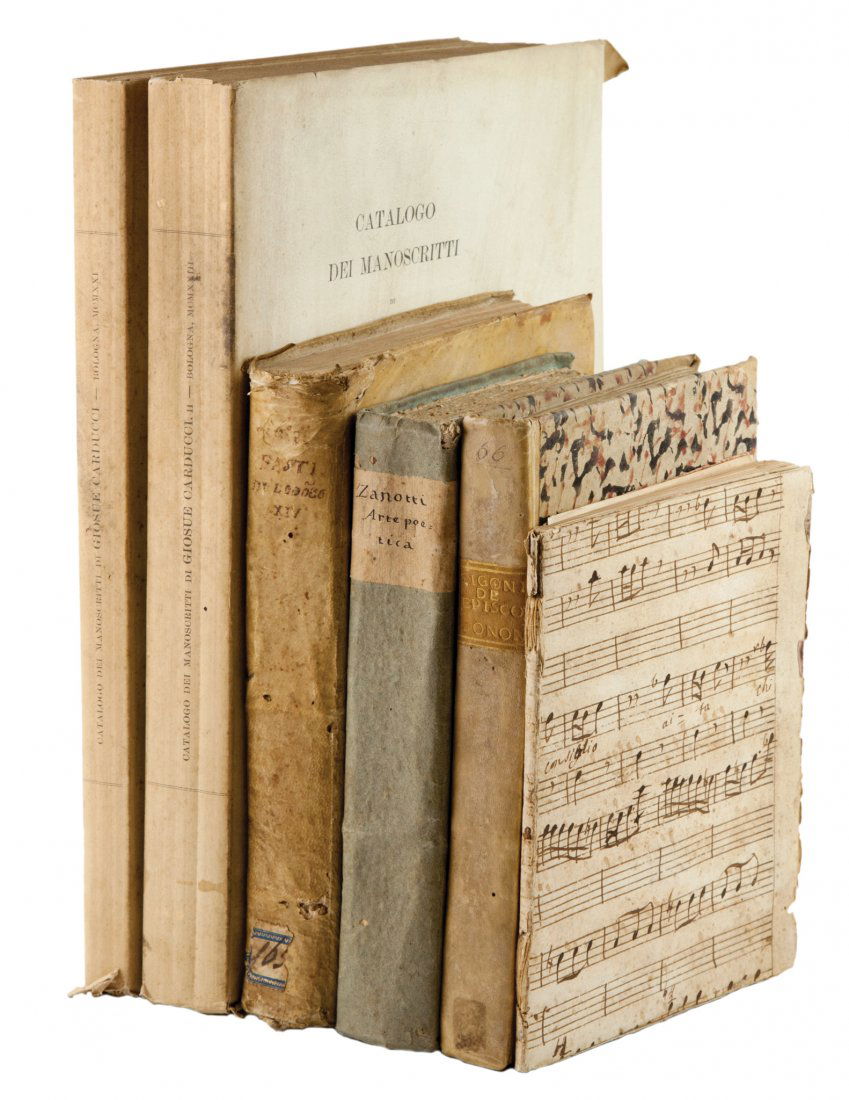 Sampieri Filippo, Manfredi Eustachio, Martello Pier: Sampieri Filippo, Manfredi Eustachio, Martello Pier Jacopo. Fasti di Lodovico XIV il Grande esposti in versi... (In Fine:) Bologna: per Costantino Pisarri, 1701. In-4° (mm 214x160). Pagine [8], 23