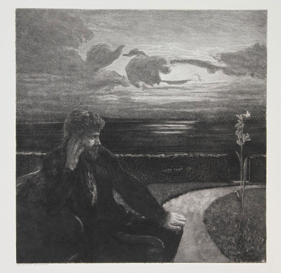 Max Klinger: Max Klinger (1857-1920). Vom Tode / Folge Von Zehn Blätter / Componiert Und Radiert Von / Max Klinger/ Rad. Opus XI / Erster Teil Dritte Ausgabe … Druck Von Wilhelm Felsing / Berlin / Zu beziehen v