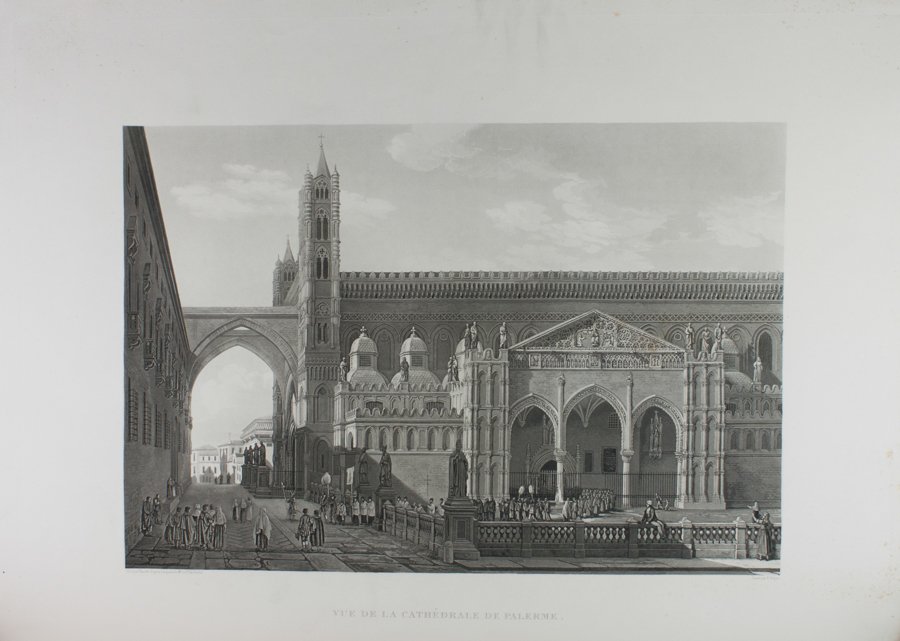 Gigault de La Salle Achille Étienne: Gigault de La Salle Achille Étienne. Voyage pittoresque en Sicilie [...]. Tome premier (-second). A Paris: De l'Imprimerie de P. Didot, l'Ainé, 1822; De l'imprimerie de Jules Didot Ainé, 1826. 2 vo