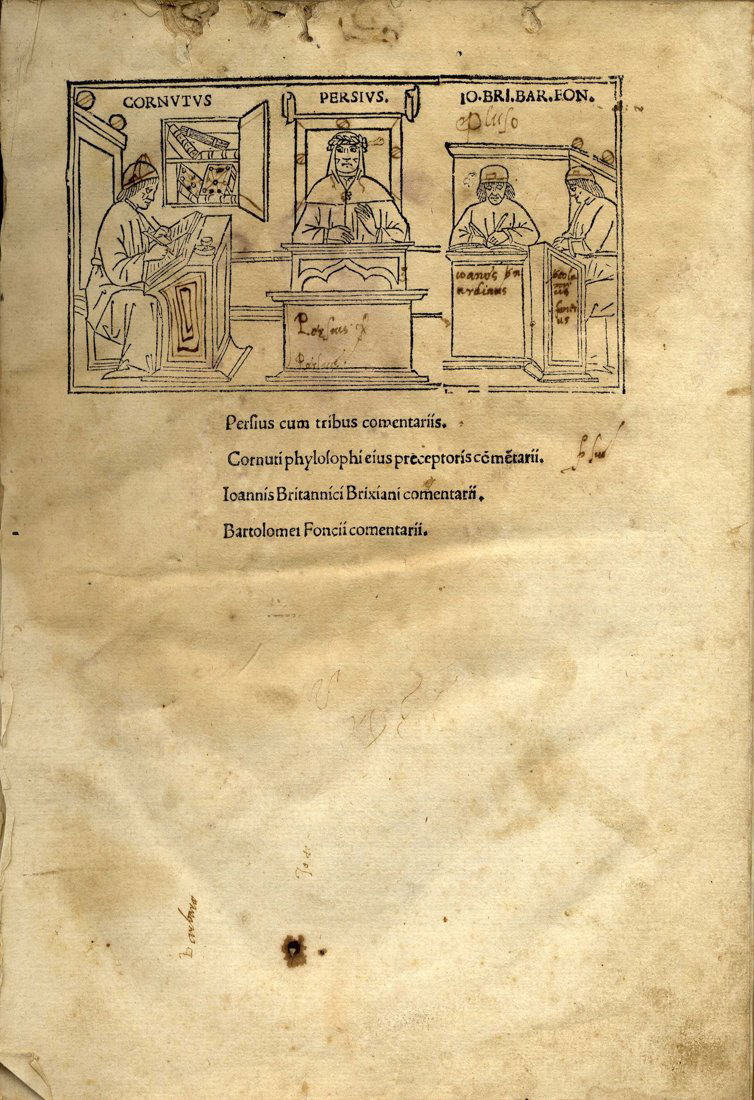 Persius Flaccus Aulus, 1499 (1 of 2)