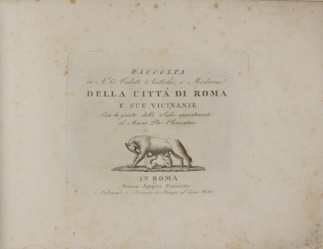 Franzetti, Raccolta di n. 60 vedute di Roma (1 of 3)