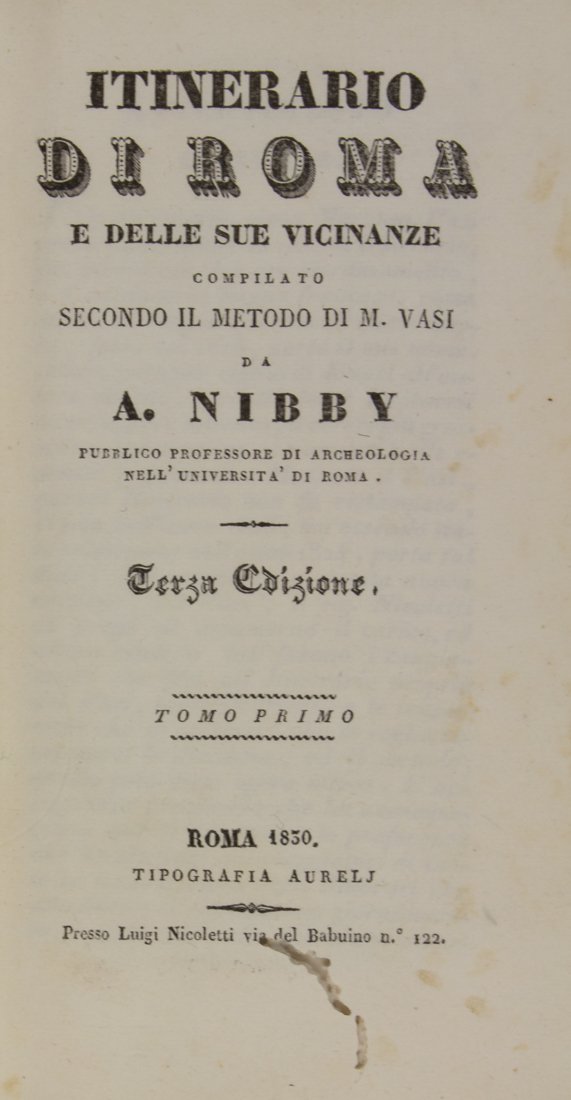 Nibby, Itinerario di Roma (1 of 3)