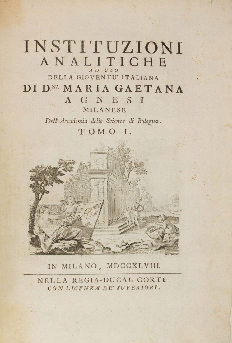 Agnesi, Instituzioni analitiche (1 of 2)