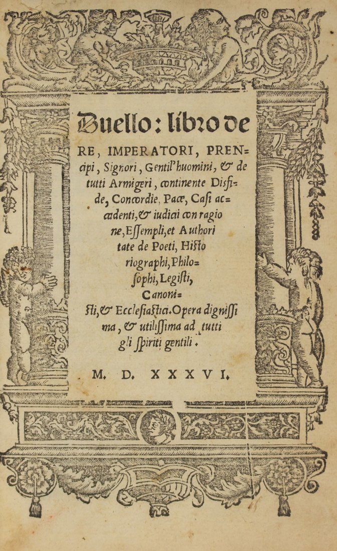 Dal Pozzo, Duello libro de re, imperatori… (1 of 2)