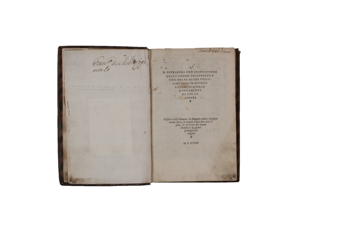 Il Petrarcha con l'espositione di Vellutello (1 of 3)