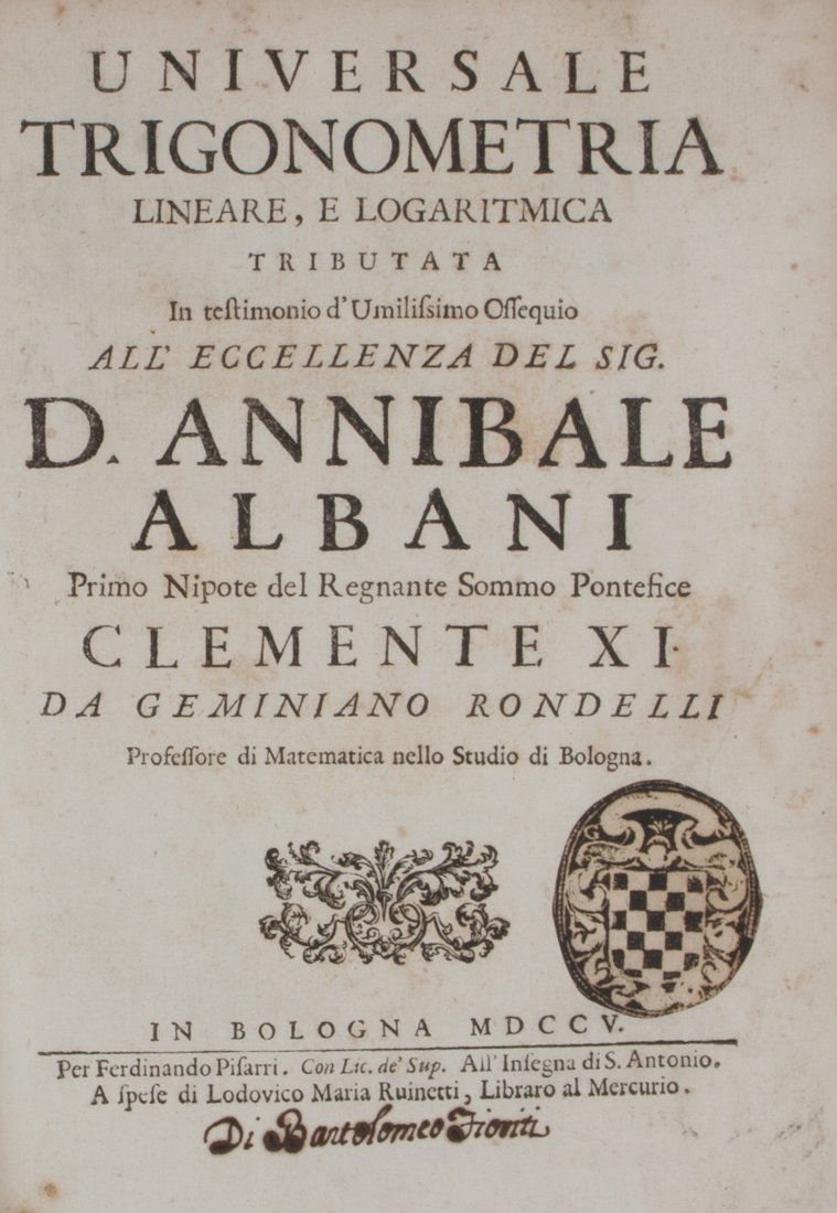 Rondelli, Universale trigonometria lineare (1 of 3)