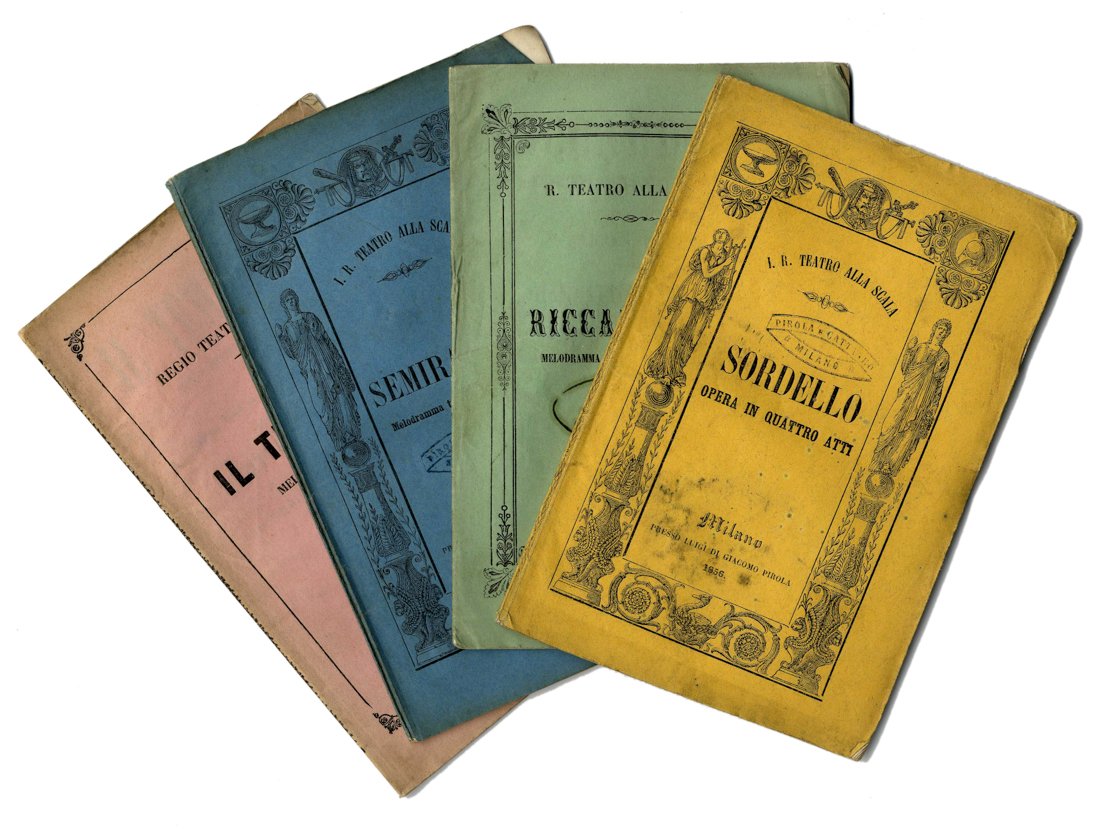 Raccolta di 26 libretti d'opera de La Scala (1 of 1)