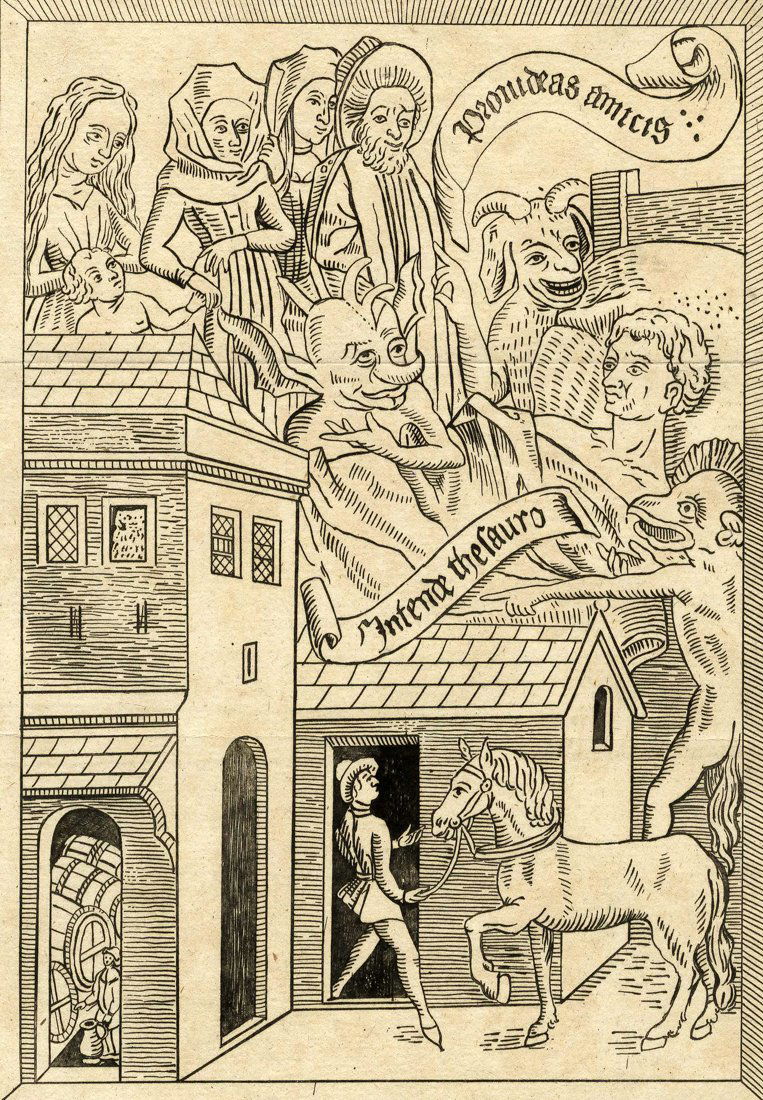 Tavola xilografica dall'Ars Moriendi (1 of 1)