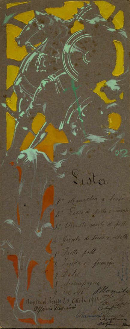 Papini, Due menu liberty (1 of 2)