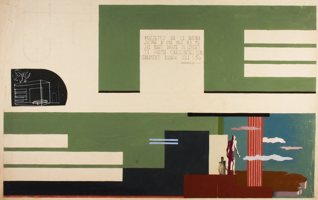 Spreafico, Bozzetto per decorazione (1 of 1)