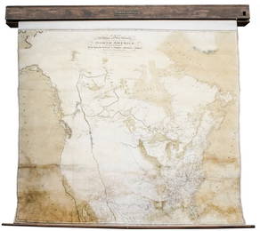 A map [...] of North America.