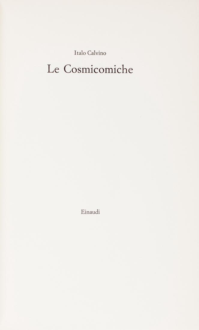 Calvino, Le cosmicomiche. (1 of 2)