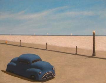 Michael Chapman Thursday Afternoon Oil o: Michael Chapman Thursday Afternoon Oil on panel Signed and dated on verso, 1988 11 x 14" panel; 12 x 15" framed