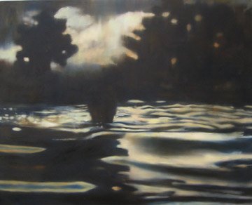 Louis Renzoni Untitled (Landscape) Oil o: Louis Renzoni Untitled (Landscape) Oil on canvas Signed and dated on verso, 1999 48 x 60" canvas