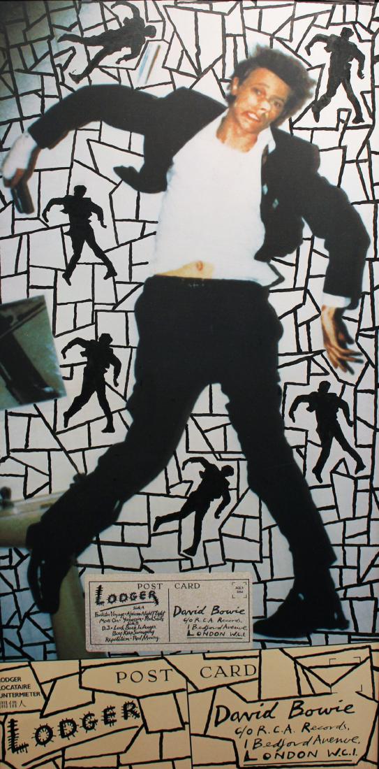 Derek Boshier: Derek Boshier ¨(born 1937) Cover for David Bowies Lodger, 1979/2016 Digital pigment print with ink Signed and dated in ink on verso Image: 71 x 35.5 inches; Framed: 74 x 38.5 inches