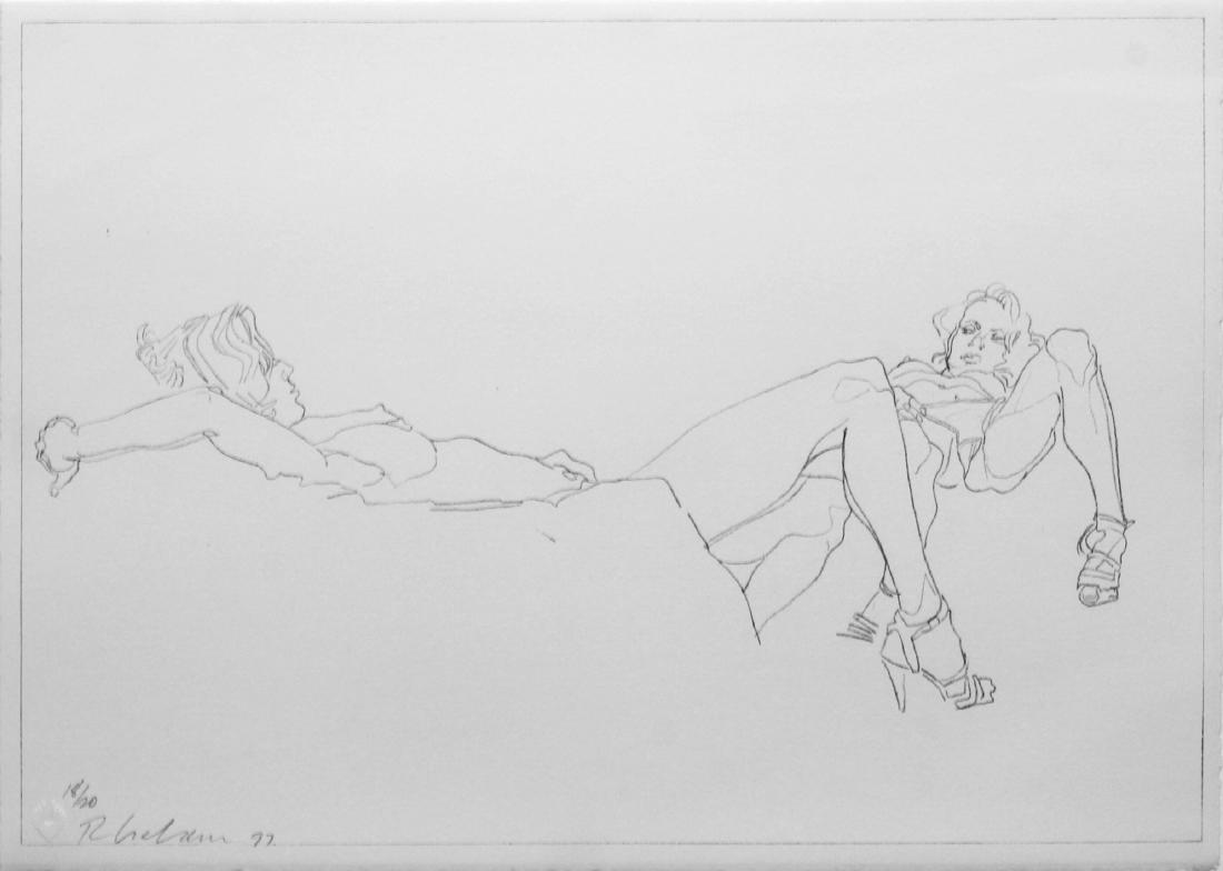 Robert Graham: Robert Graham (1938-2008) Untitled, 1992 Lithograph From the numbered edition of 20 Signed, numbered and dated in pencil on recto Sheet: 11 x 15 inches; Framed: 17.75 x 21.75 inches