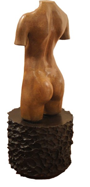 Robert Graham: MOCA Bronze, c. 1992 Bronze sculpture Signed Graham and Jose on bottom Size: 11 x 4.5 inches