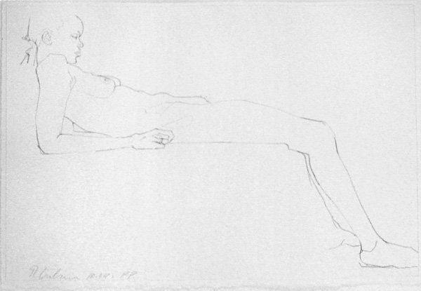 Robert Graham: Untitled, 1994 Lithograph Signed, dated, and annotated P.P. in pencil on recto Image: 10.5 x 14.75 inches; Sheet: 20.75 x 23.25 inches; Framed: 24.5 x 28.5 inches