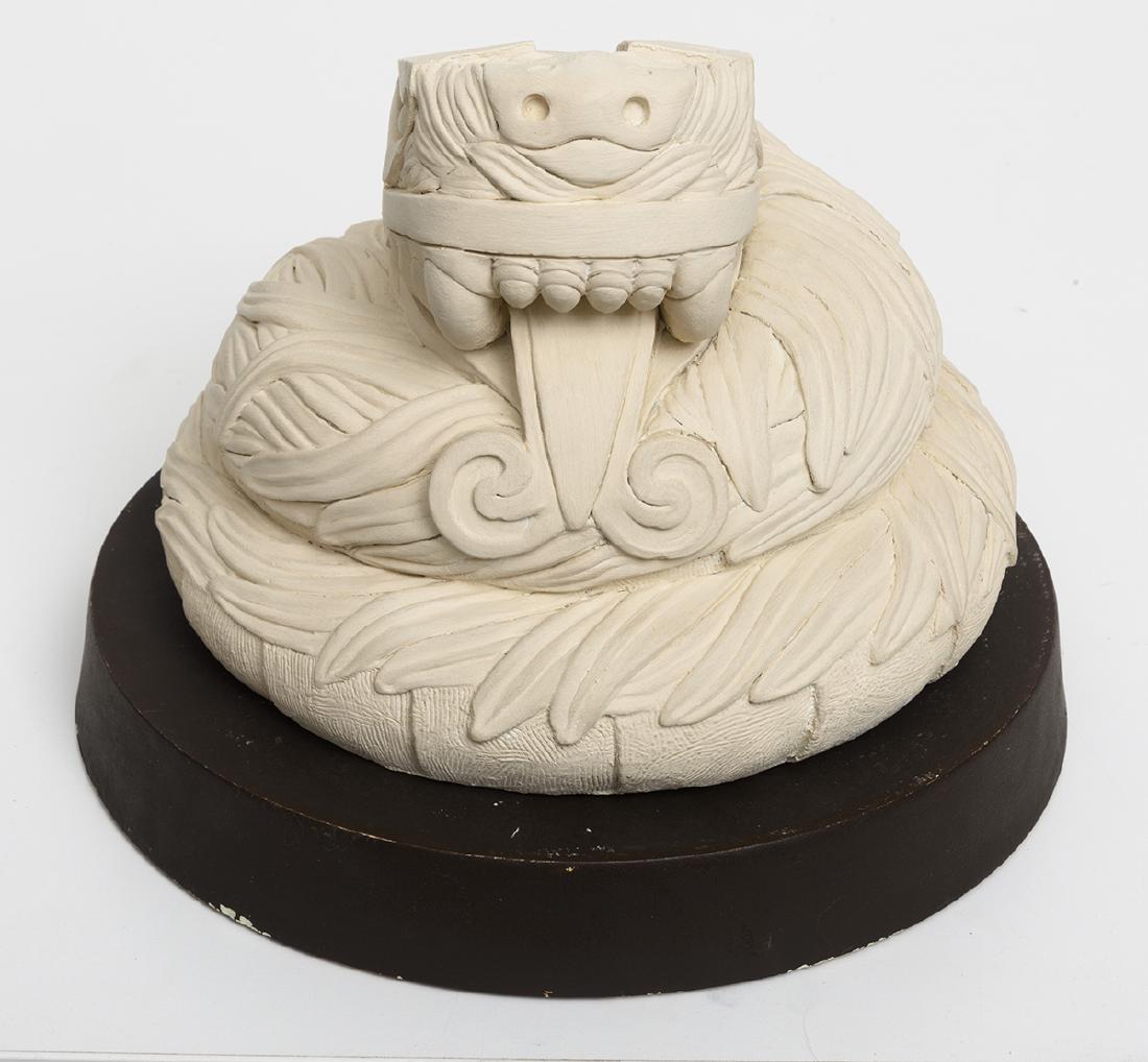 Robert Graham (1938-2008): Robert Graham (1938-2008) Study for Plumed Serpent (QuetzalcÃ´atl), 1994 Hydrocal Signed under the base and annotated â€œFor Valentinâ€ 7 x 10 x 10 inches
