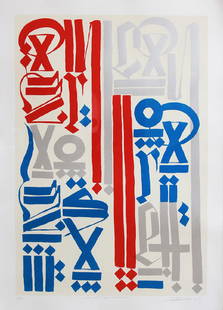 RETNA (Born 1979): RETNA (Born 1979) American Revolutionaries, 2009 Silkscreen From the numbered edition of 50 Signed, titled, numbered and dated in pencil on recto Image: 35.75 x 24 inches; Sheet: 40 x 28.25 inches; Fr