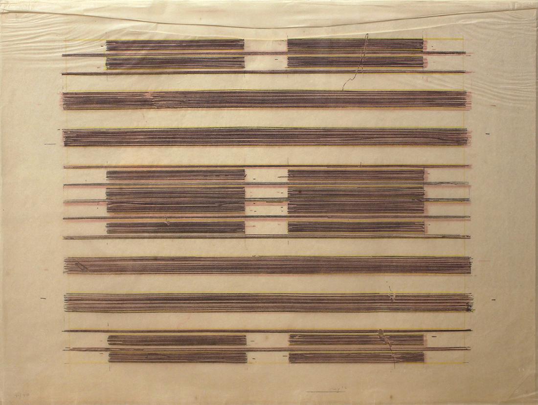 Ed Moses (1926-2018): Ed Moses (1926-2018) Waft, 1972 Lithograph on rice paper From the numbered edition of 50 Initialed, numbered and dated in pencil on recto Sheet: 23.25 x 31 inches; Framed: 29.5 x 37 inches