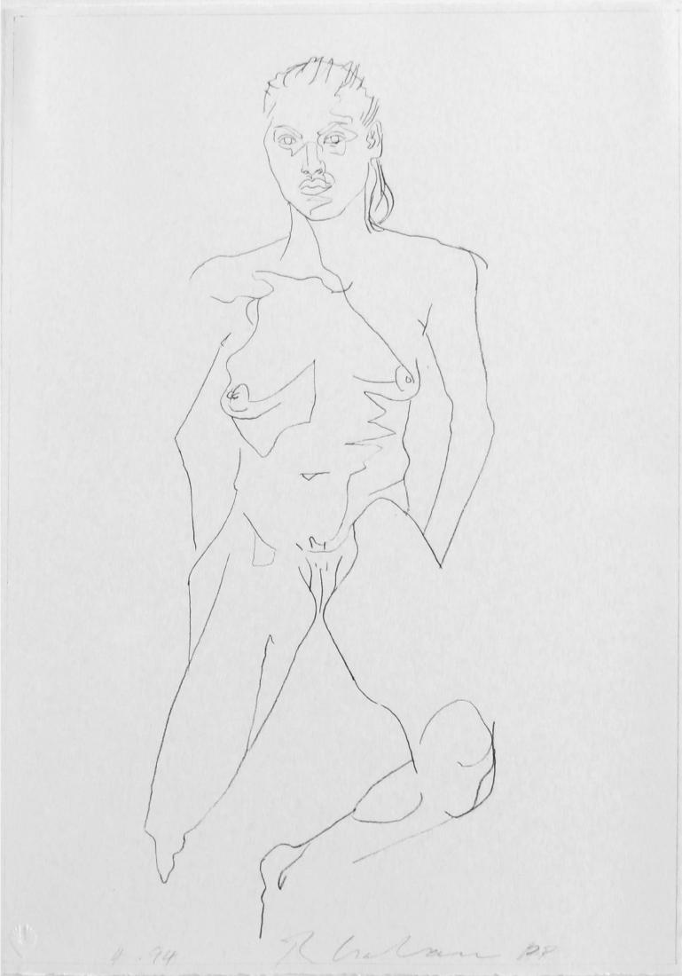 Robert Graham (1992-2008): Robert Graham (1992-2008) Untitled, 1994 Lithograph Printers Proof aside from the numbered edition of 20 Signed, dated and annotated "P.P" in pencil on recto Sheet: 14.75 x 10.5 inches; Framed: 21.5 x