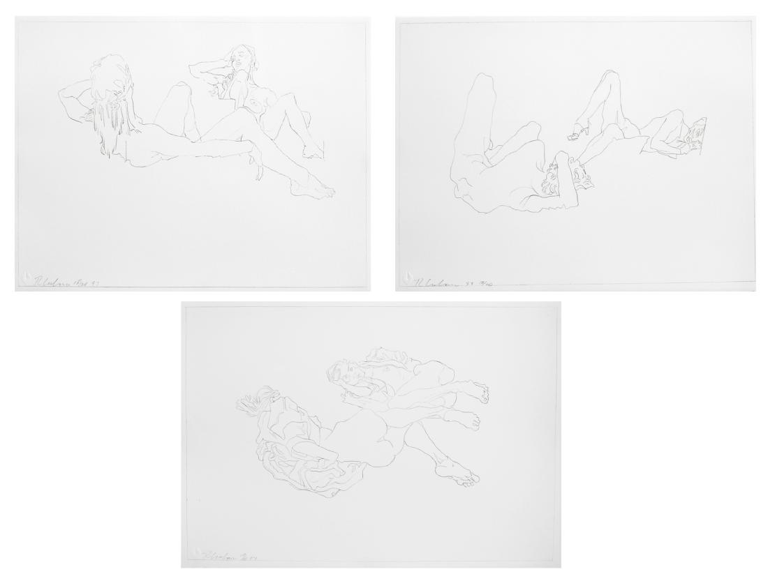 Robert Graham (1992-2008) Lot of Three: Robert Graham (1992-2008) Lot of Three Untitled; Untitled; Untitled, 1997 Lithograph Each from the numbered edition of 20 Each signed, numbered and dated in pencil on recto Sheet: 10.75 x 14.75 inches